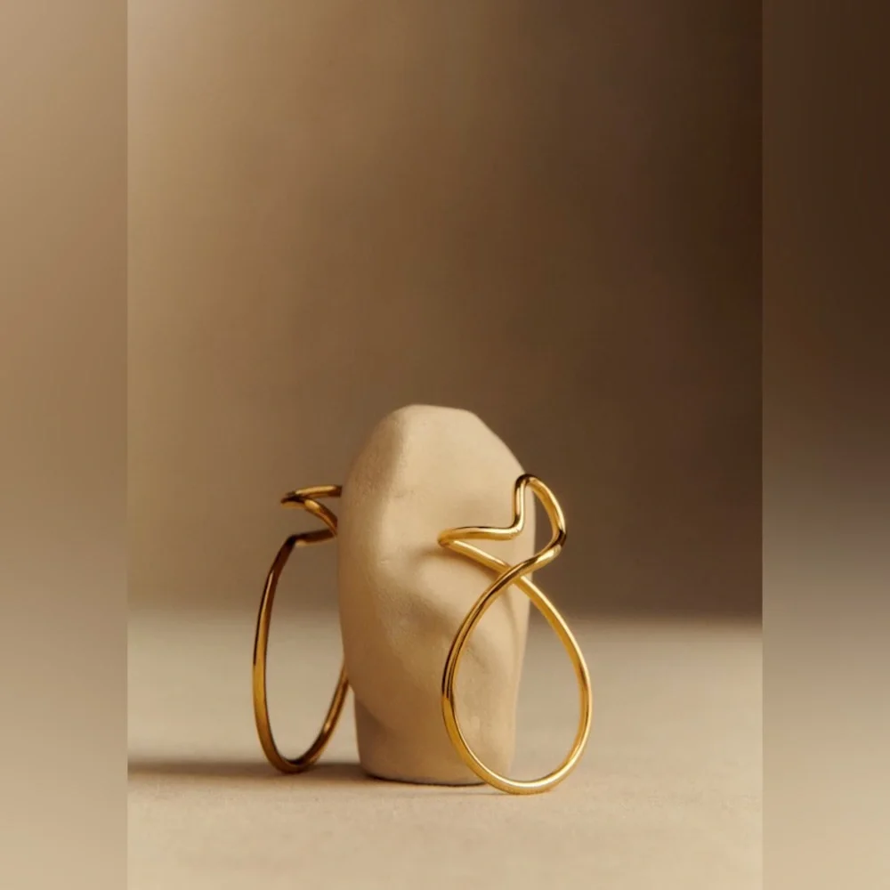 Sezane Thelma Gold Plated earrings - Picture 2 of 2